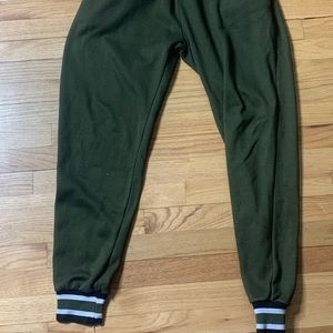 M Society Olive Green Chino Sweatpants